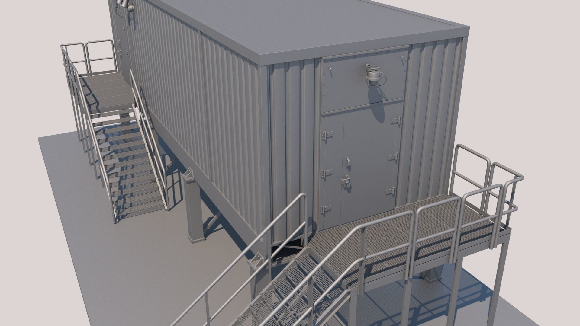 Technical structure 3D model_15