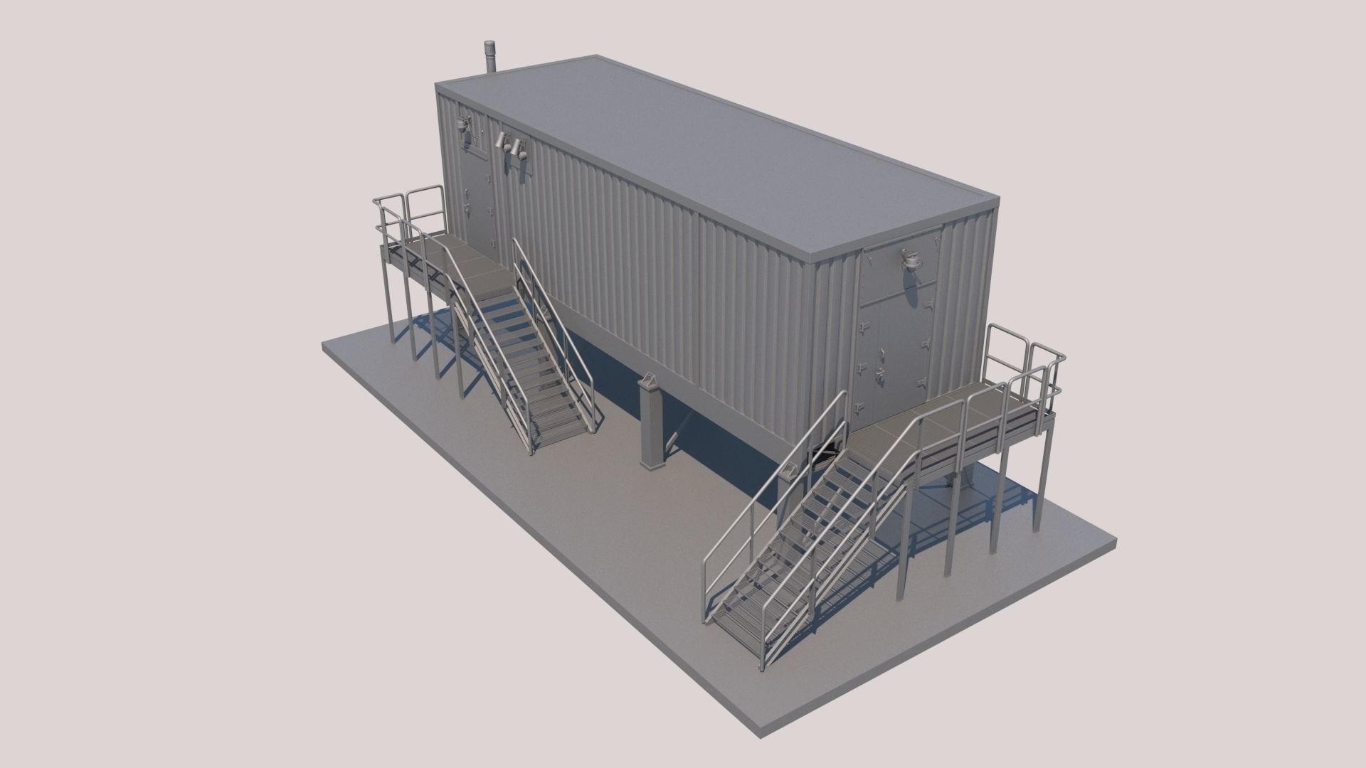 Technical structure 3D model_6