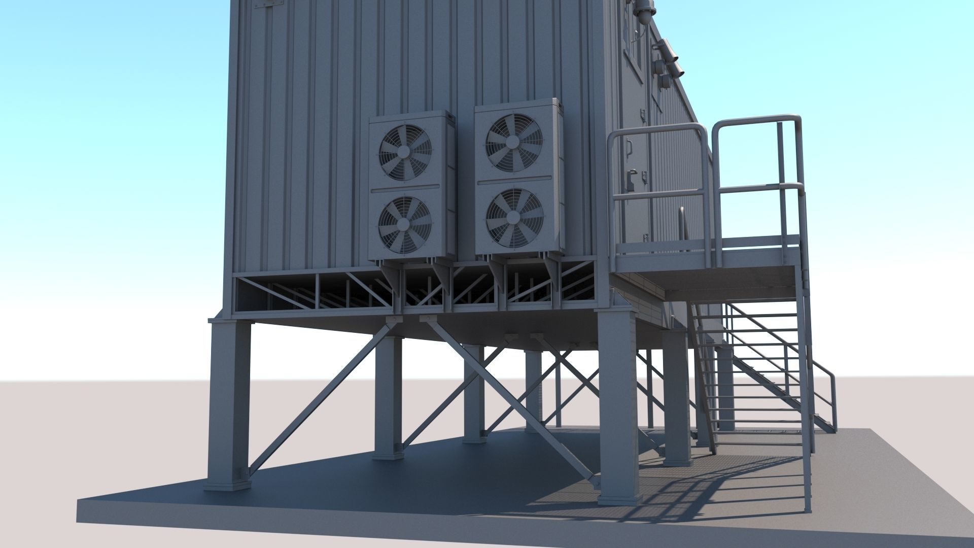 Technical structure 3D model_13