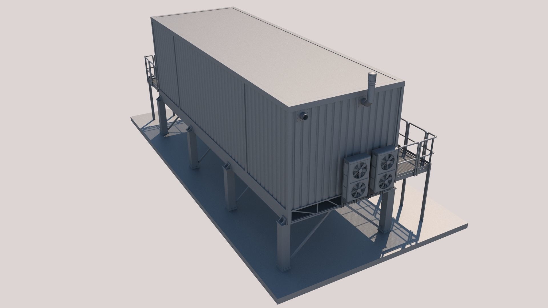 Technical structure 3D model_8