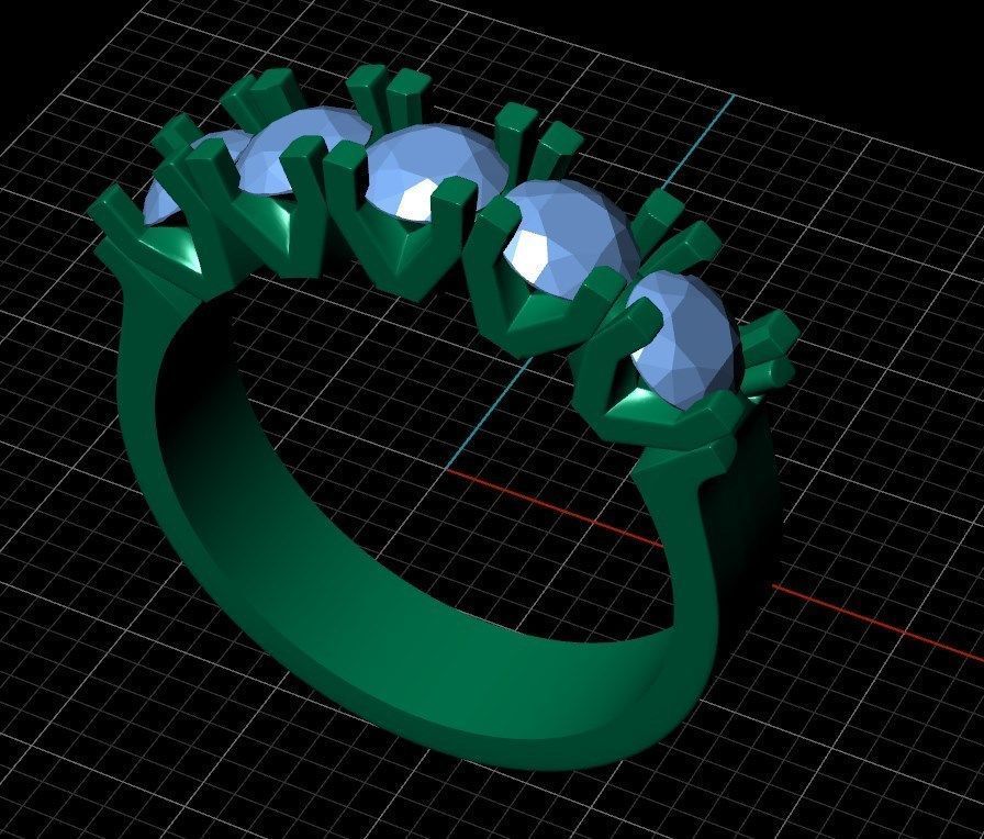 Ring bi149 3D print model_9