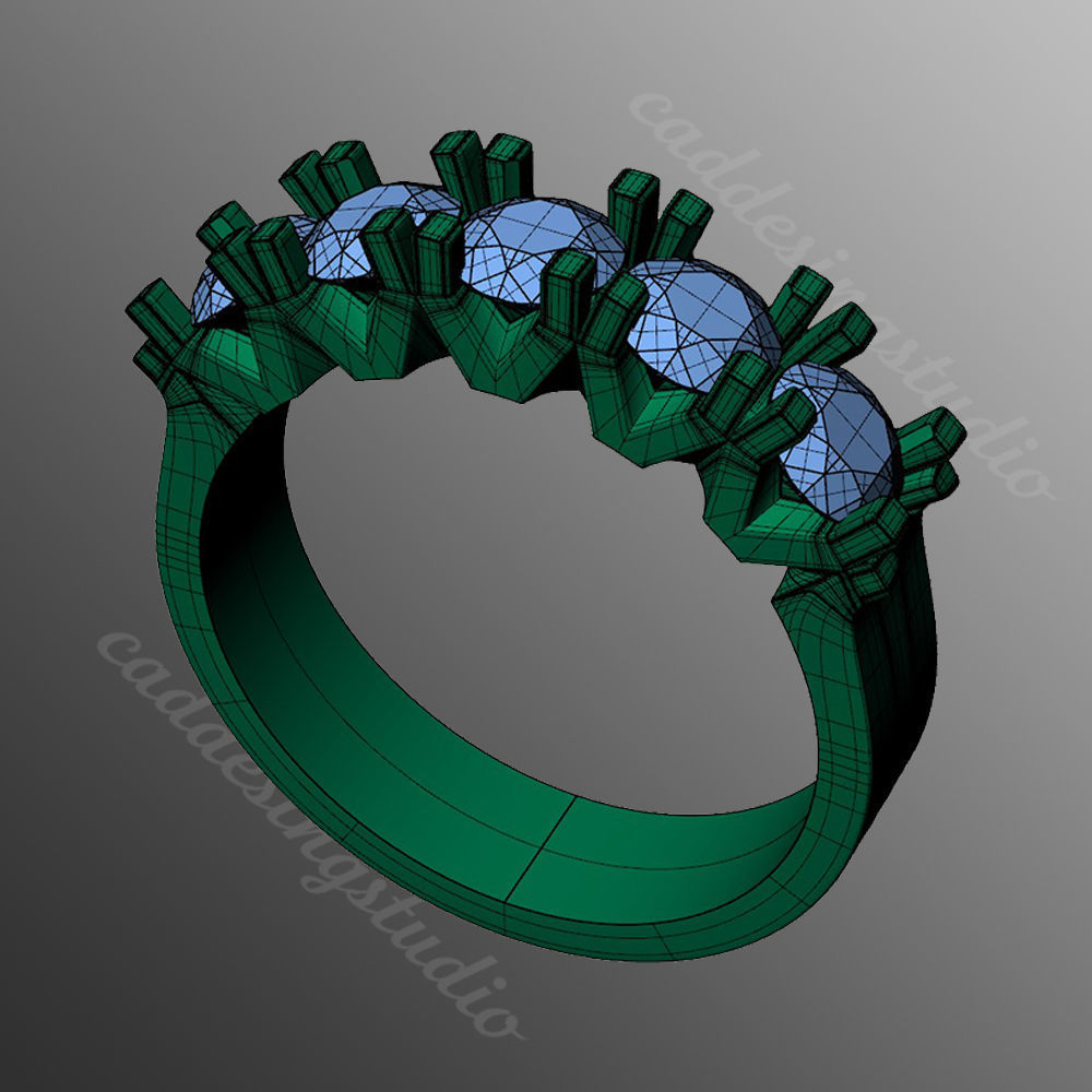 Ring bi149 3D print model_2