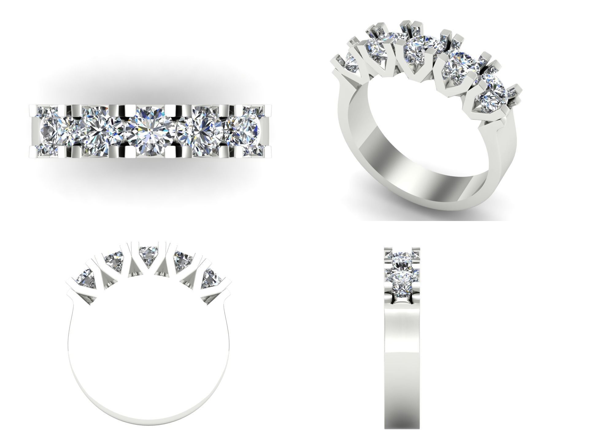 Ring bi149 3D print model_3