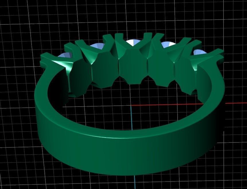 Ring bi149 3D print model_10