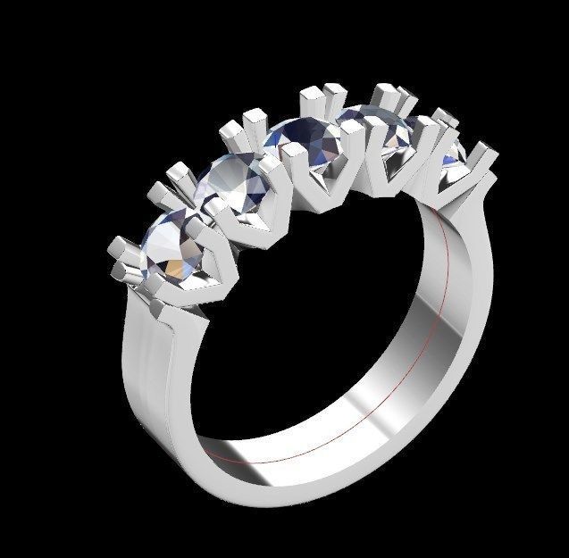 Ring bi149 3D print model_14