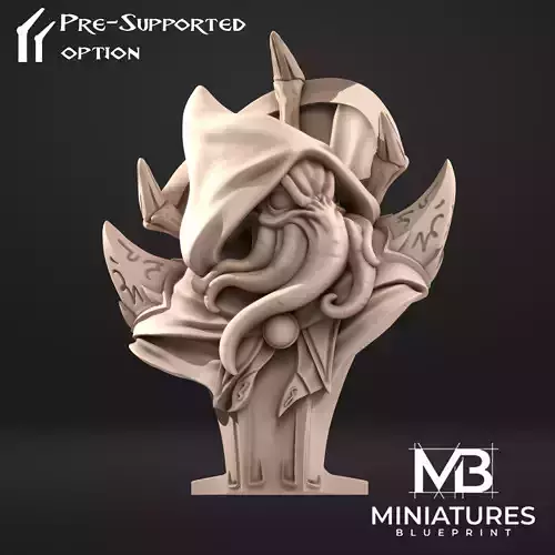 Mind Stealer Busts 3D print model