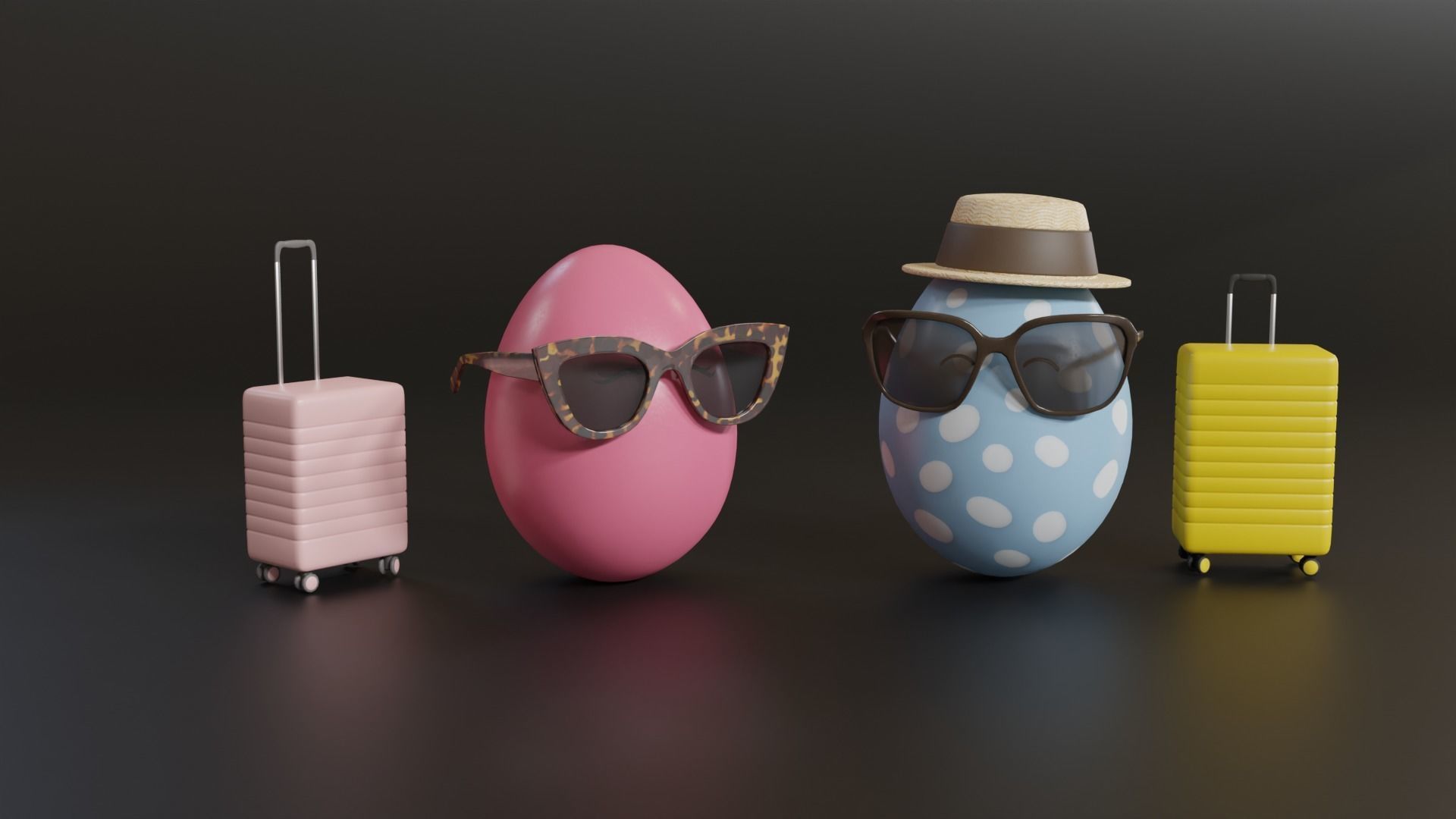 Easter Eggs Travelers 3D model_10