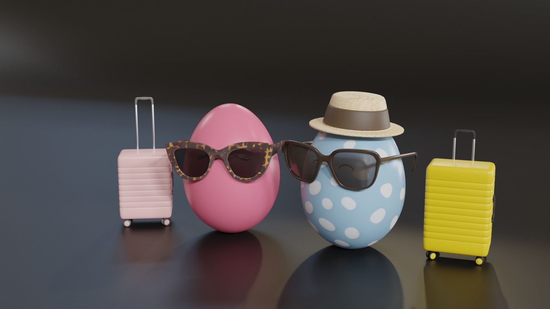 Easter Eggs Travelers 3D model_5