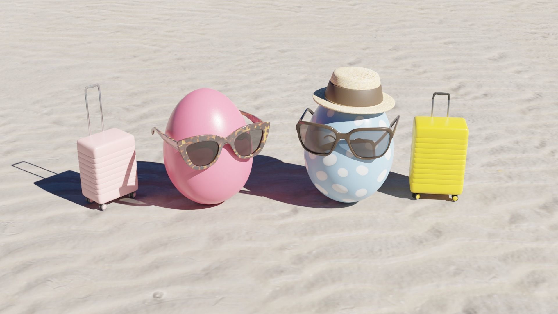 Easter Eggs Travelers 3D model_15