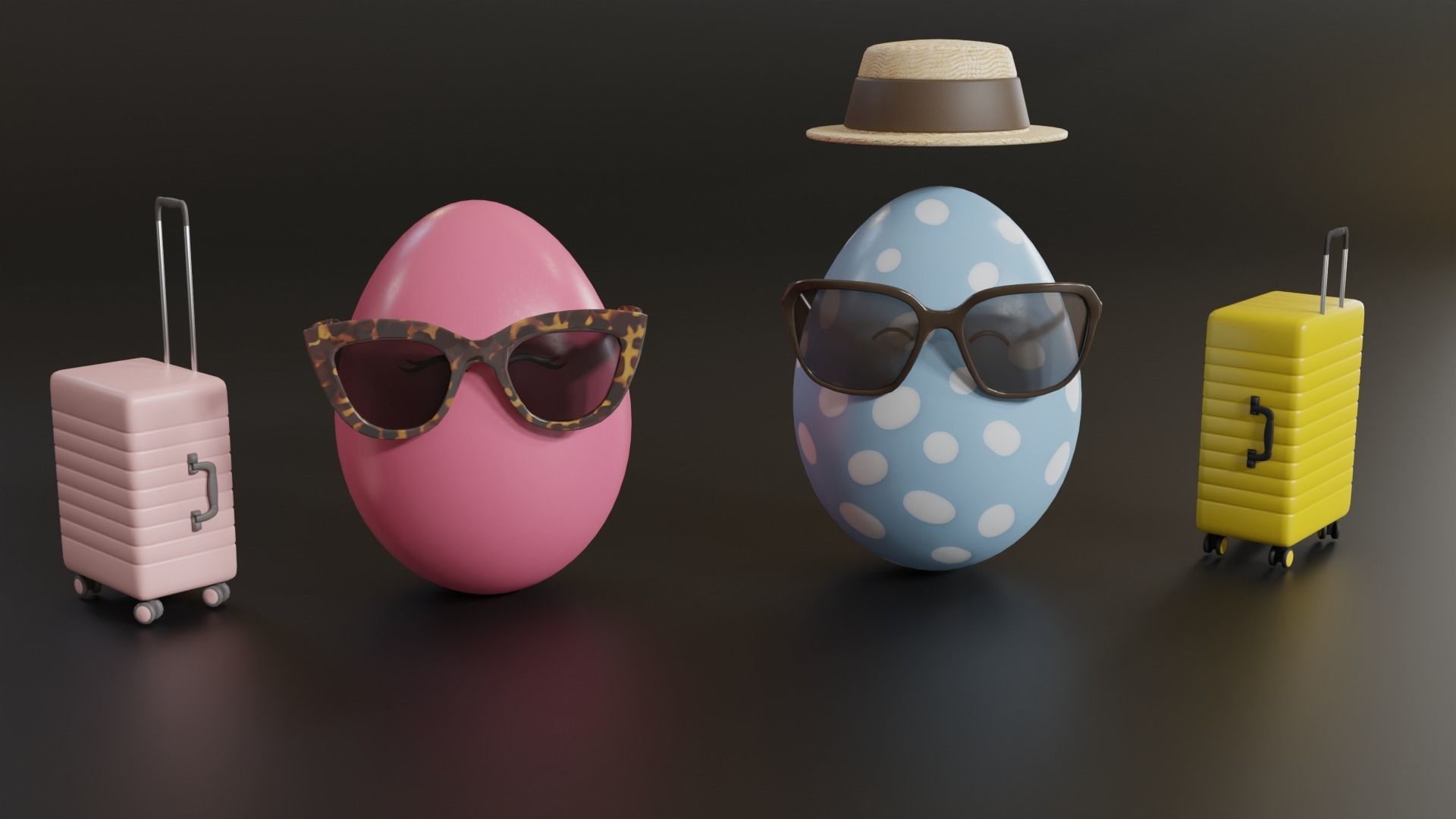 Easter Eggs Travelers 3D model_14