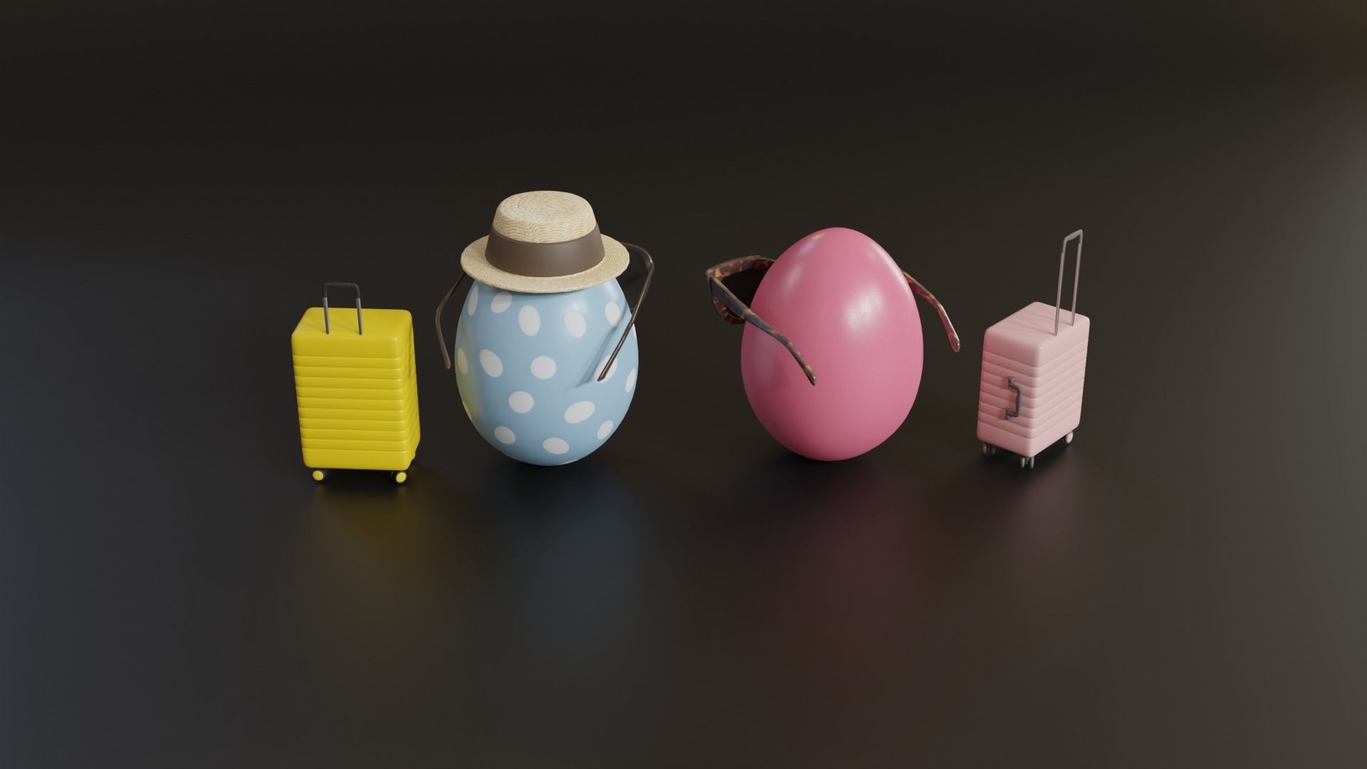 Easter Eggs Travelers 3D model_13