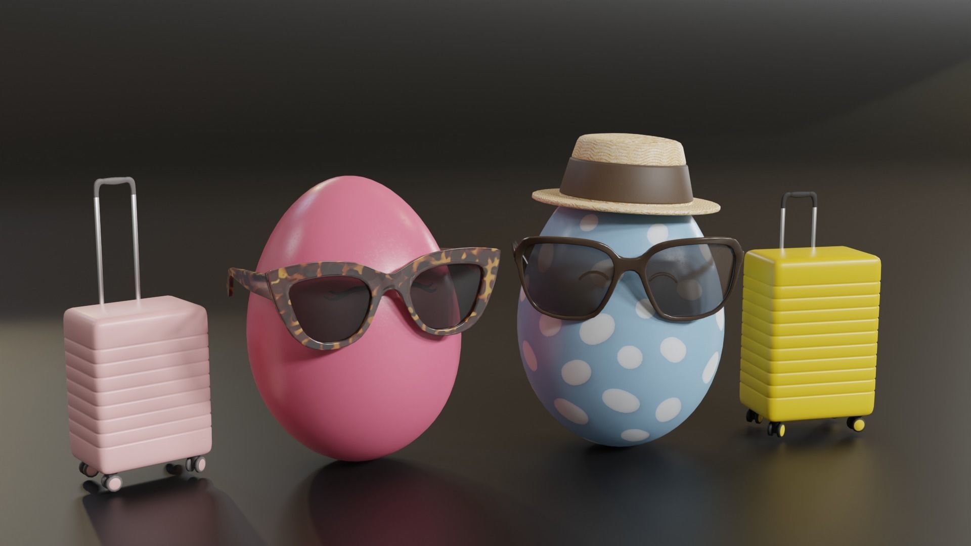 Easter Eggs Travelers 3D model_4
