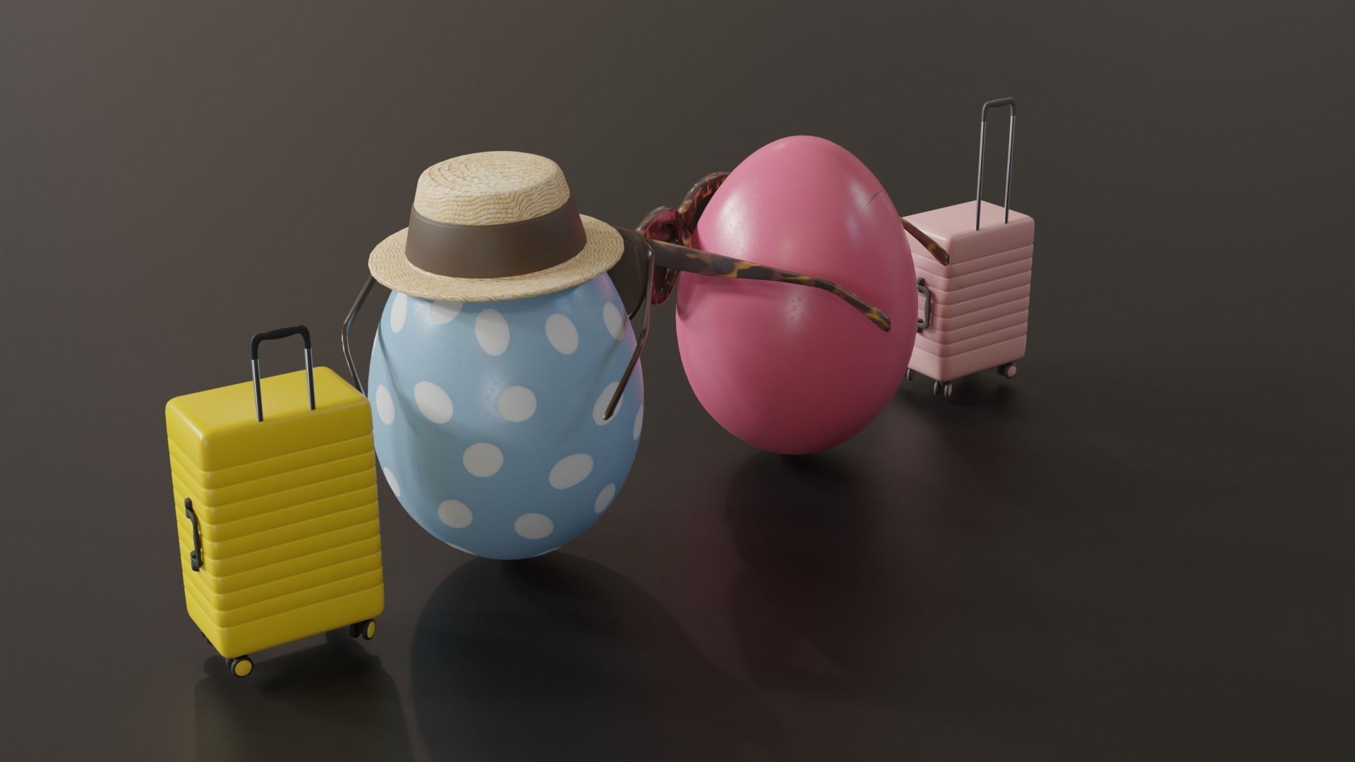 Easter Eggs Travelers 3D model_7