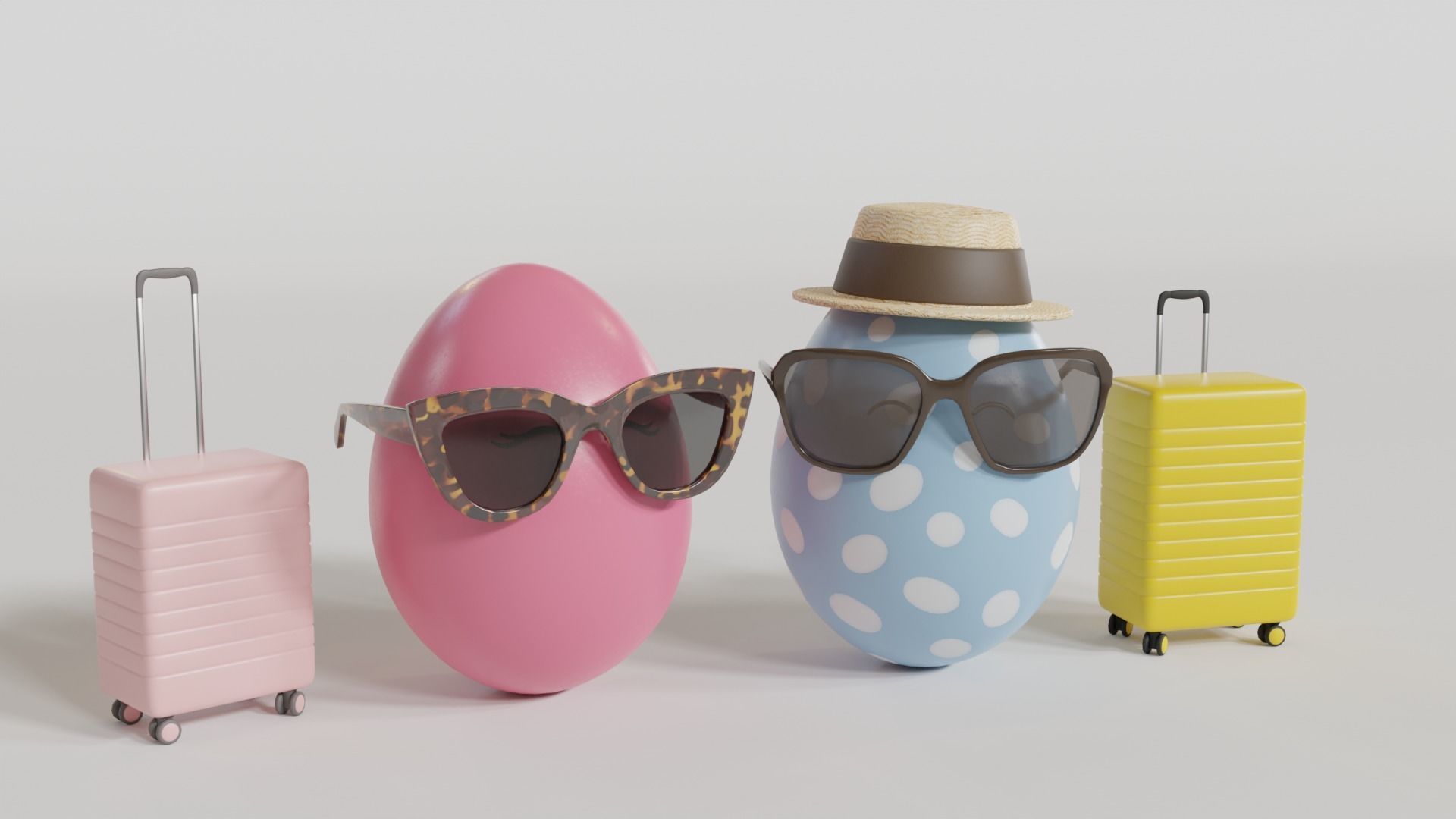 Easter Eggs Travelers 3D model_3