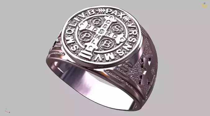 Saint Benedict Ring - Sao Bento 3D print model