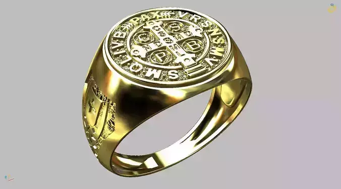 Saint Benedict Ring - Sao Bento 3D print model