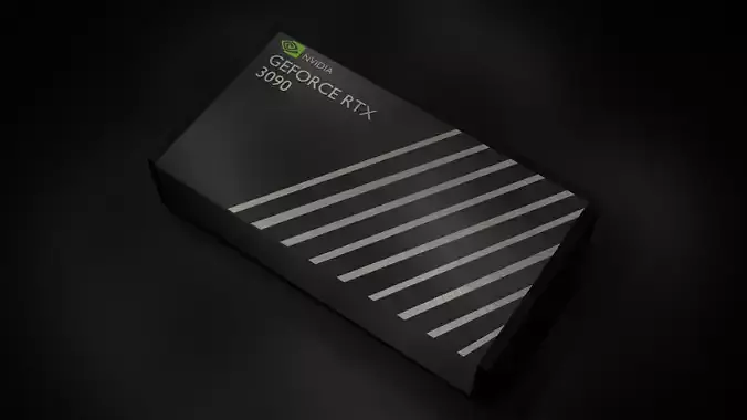 Nvidia RTX 3090 Graphic Card Free 3D model