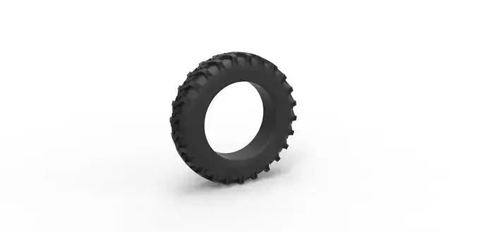 Tractor tire 2 Scale 1 to 10