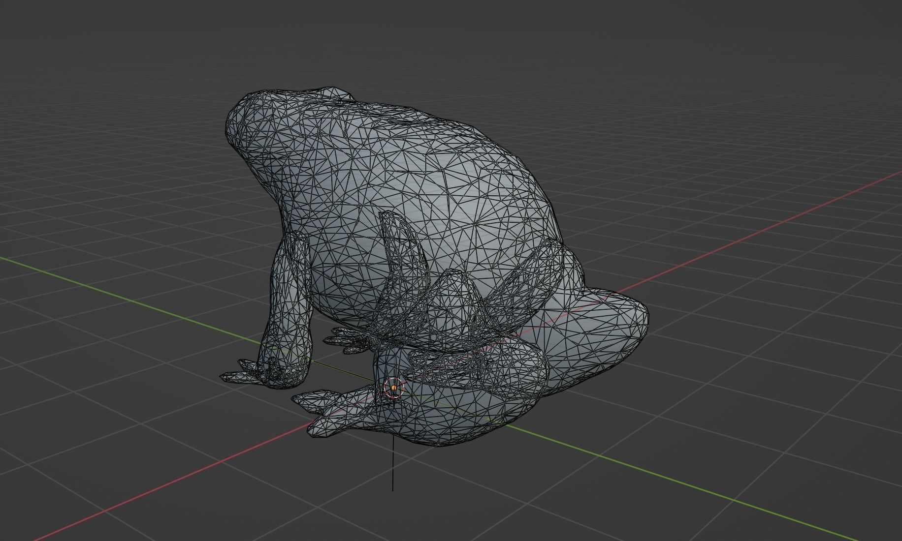 Low Poly Bullfrog Rigged With Realistic Texture Low-poly 3D model_10