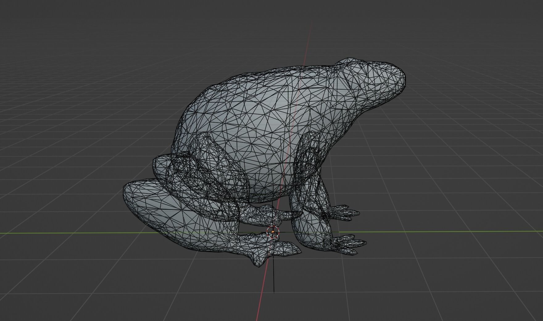 Low Poly Bullfrog Rigged With Realistic Texture Low-poly 3D model_8