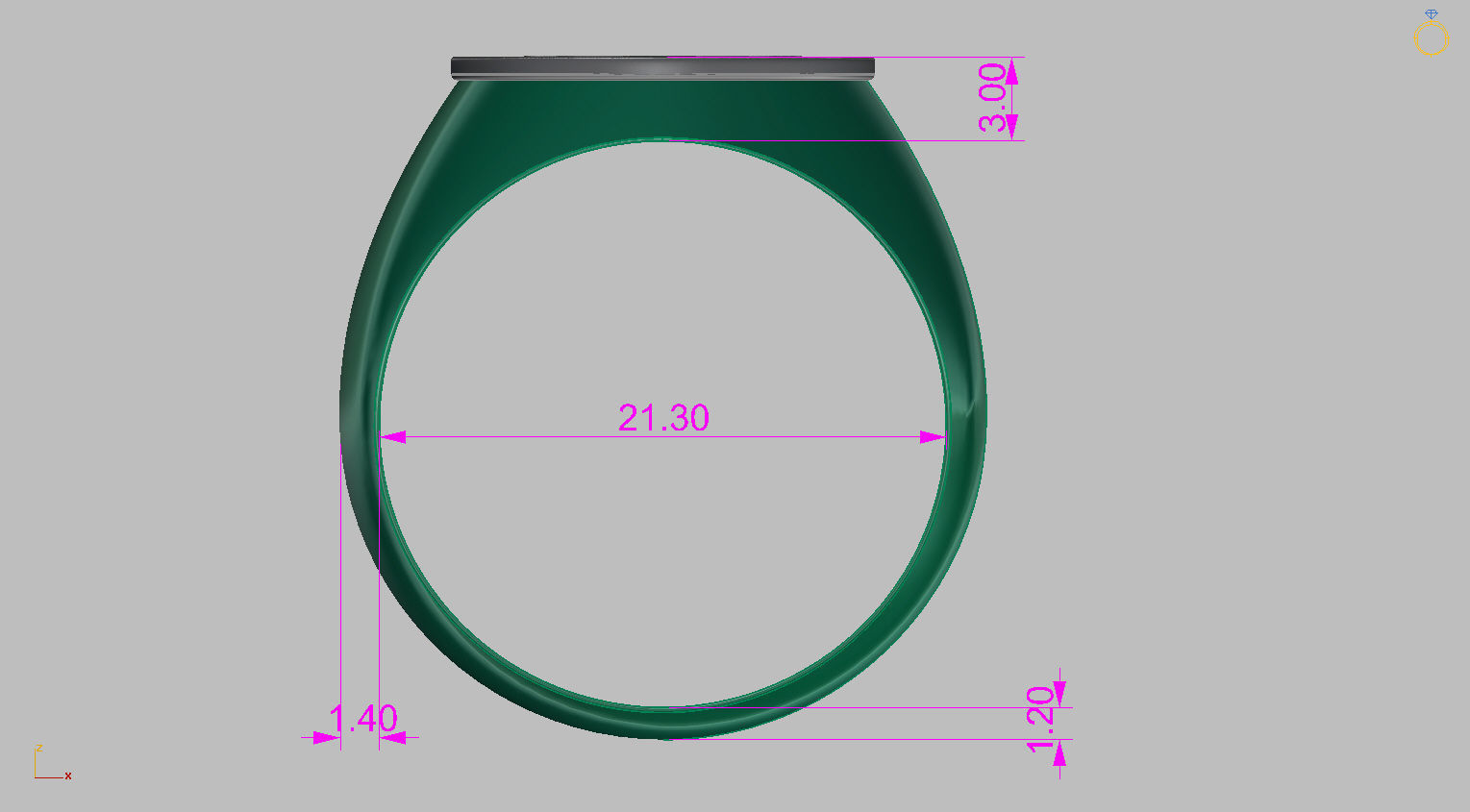 Saint Benedict Ring - Sao Bento 3D print model_11