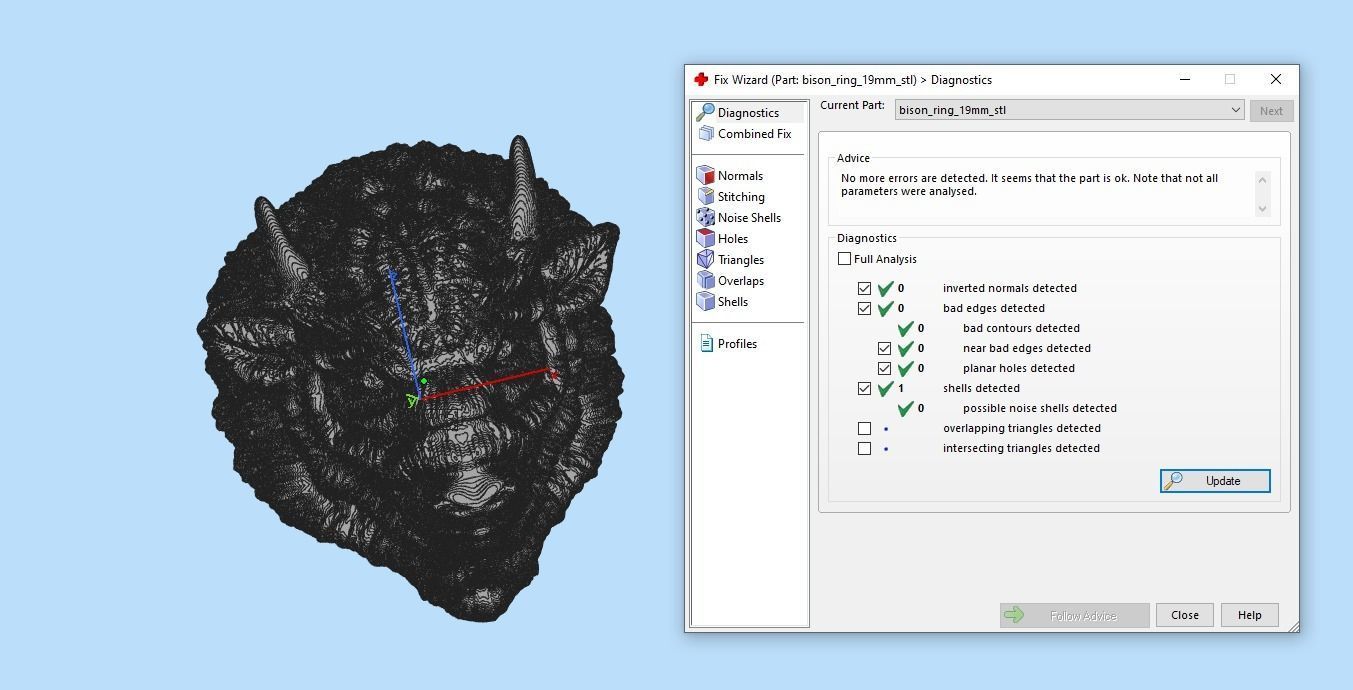 Bison jewerly ring  3D print model_4