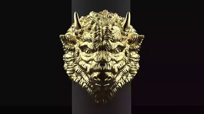 Bison jewerly ring 