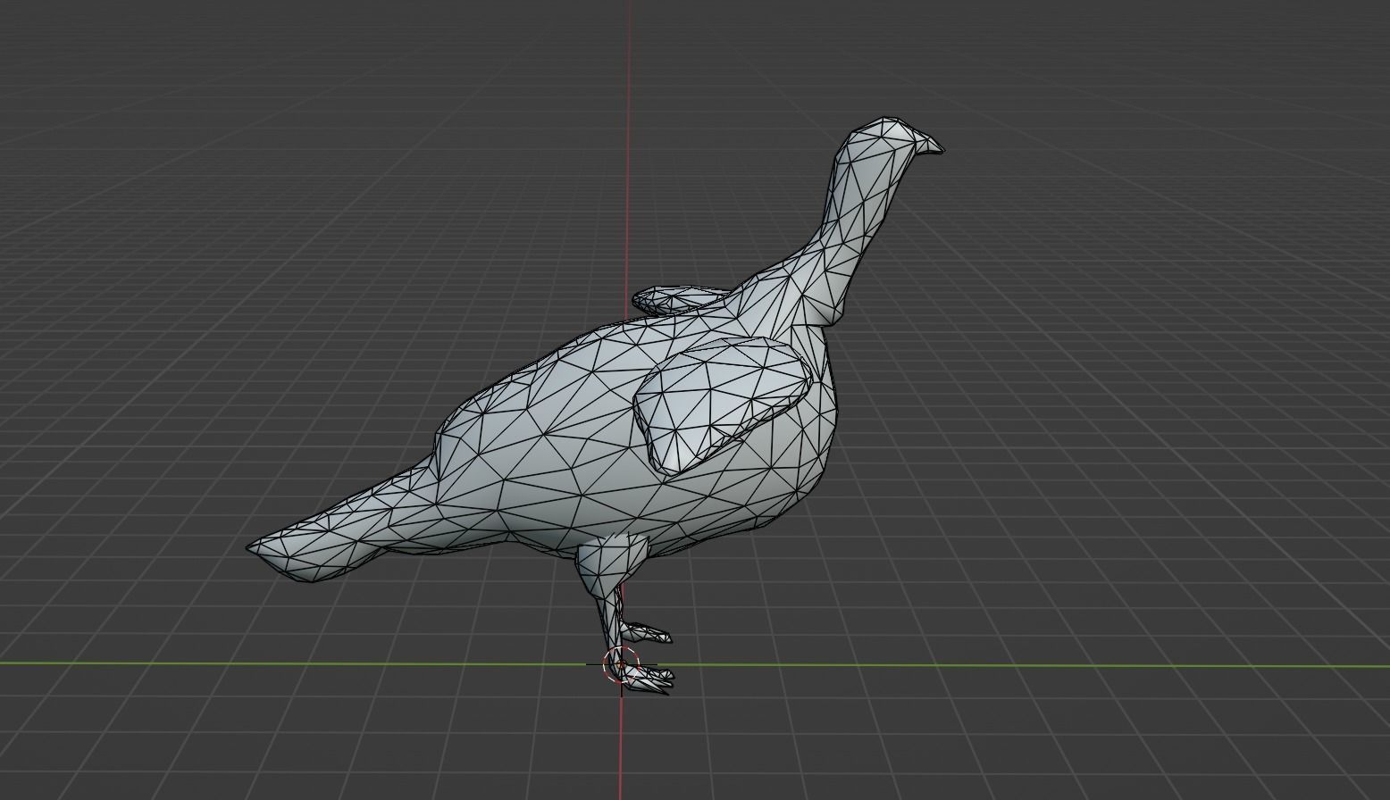 Low Poly Turkey Rigged With Realistic Texture Low-poly 3D model_9