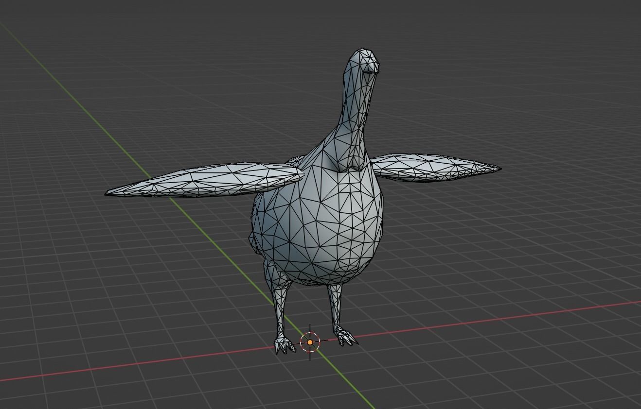 Low Poly Turkey Rigged With Realistic Texture Low-poly 3D model_8