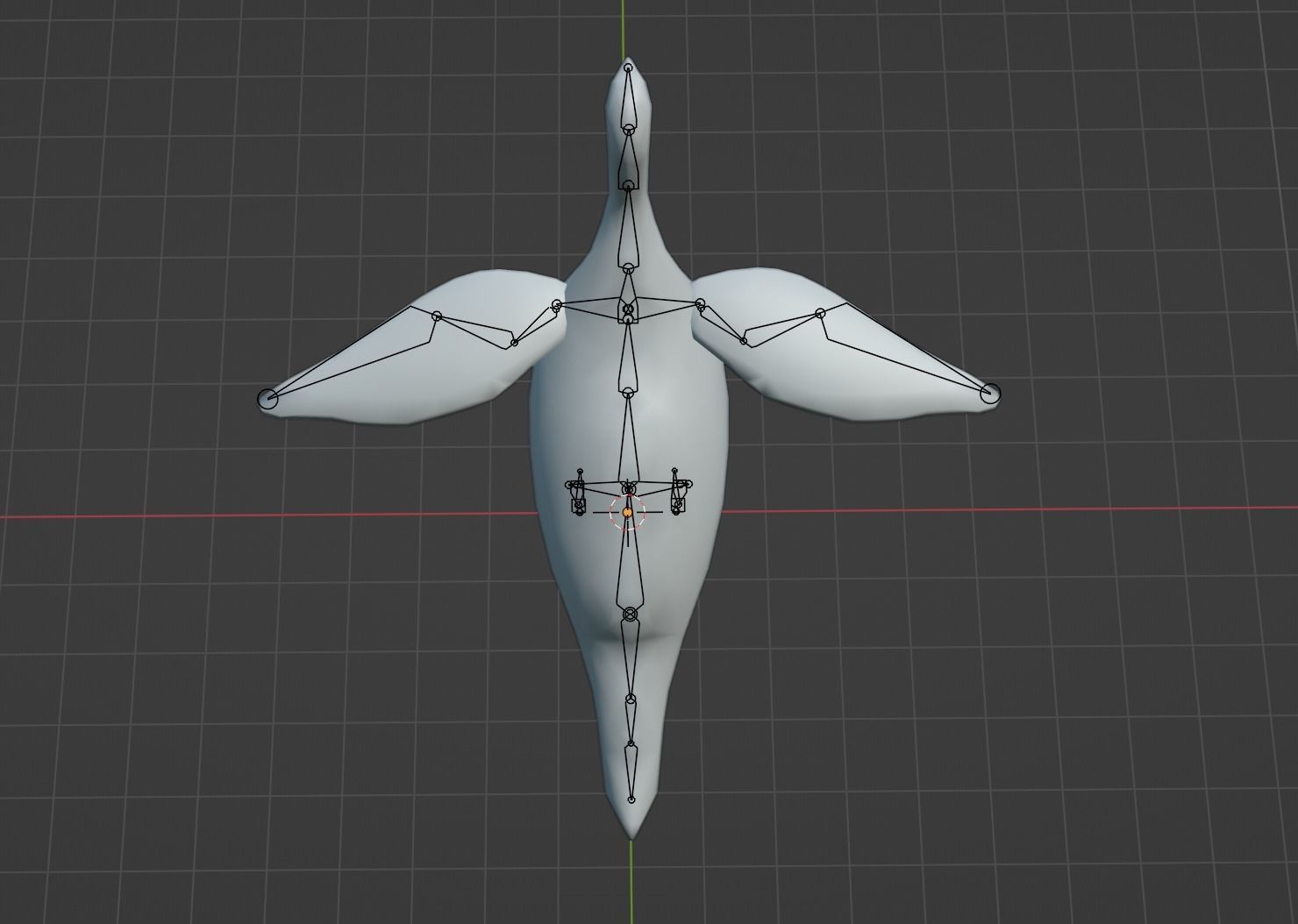 Low Poly Turkey Rigged With Realistic Texture Low-poly 3D model_11