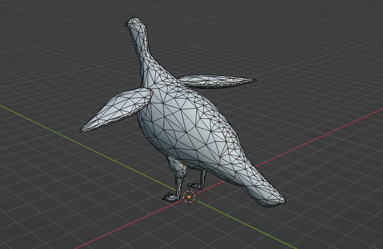 Low Poly Turkey Rigged With Realistic Texture Low-poly 3D model_3