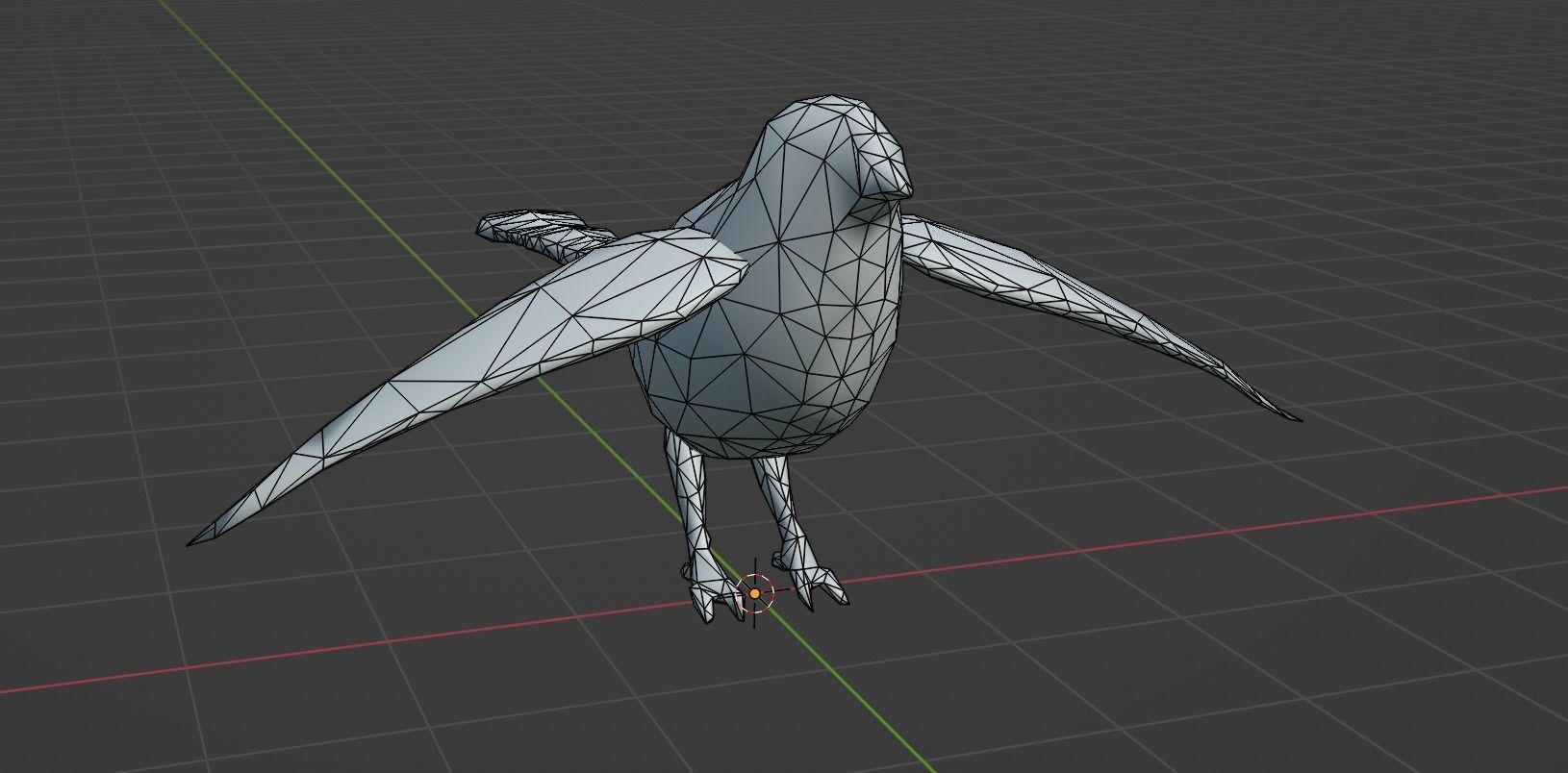 Low Poly Magpie Rigged With Realistic Texture Low-poly 3D model_3