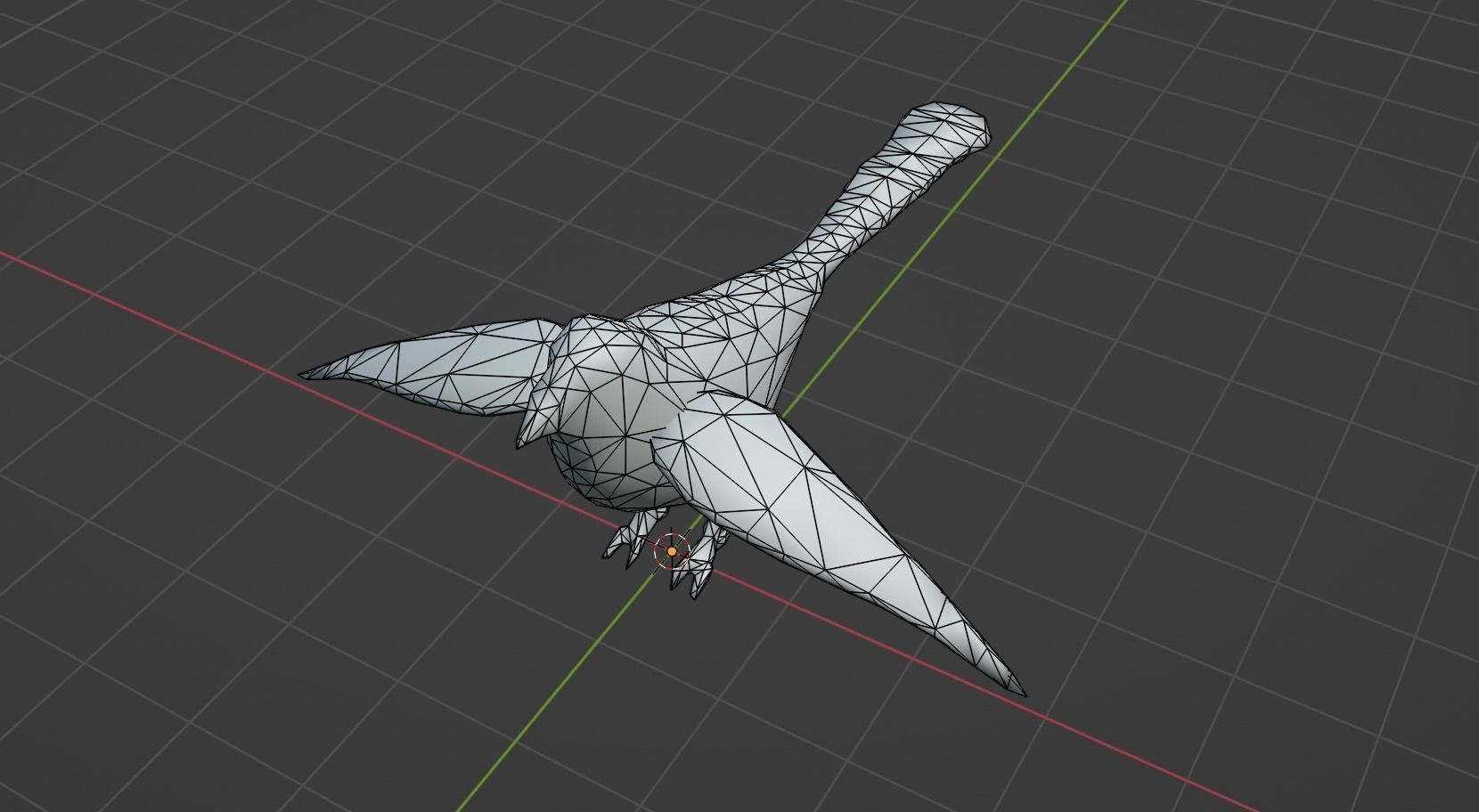 Low Poly Magpie Rigged With Realistic Texture Low-poly 3D model_8