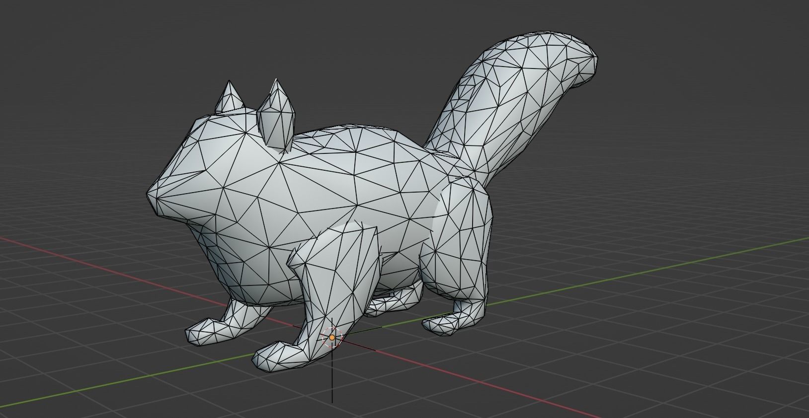 Low Poly Squirrel Rigged With Realistic Texture Low-poly 3D model_8