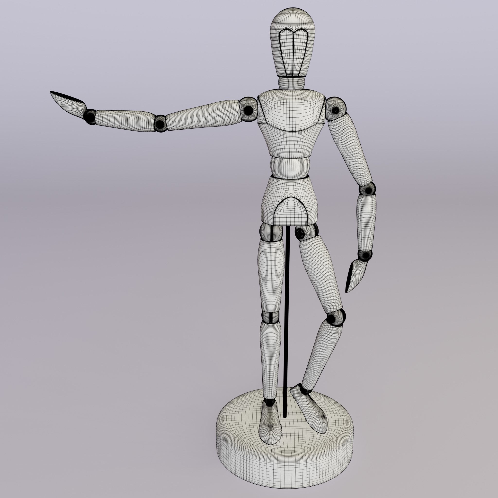 Art Dummy 3D model_17