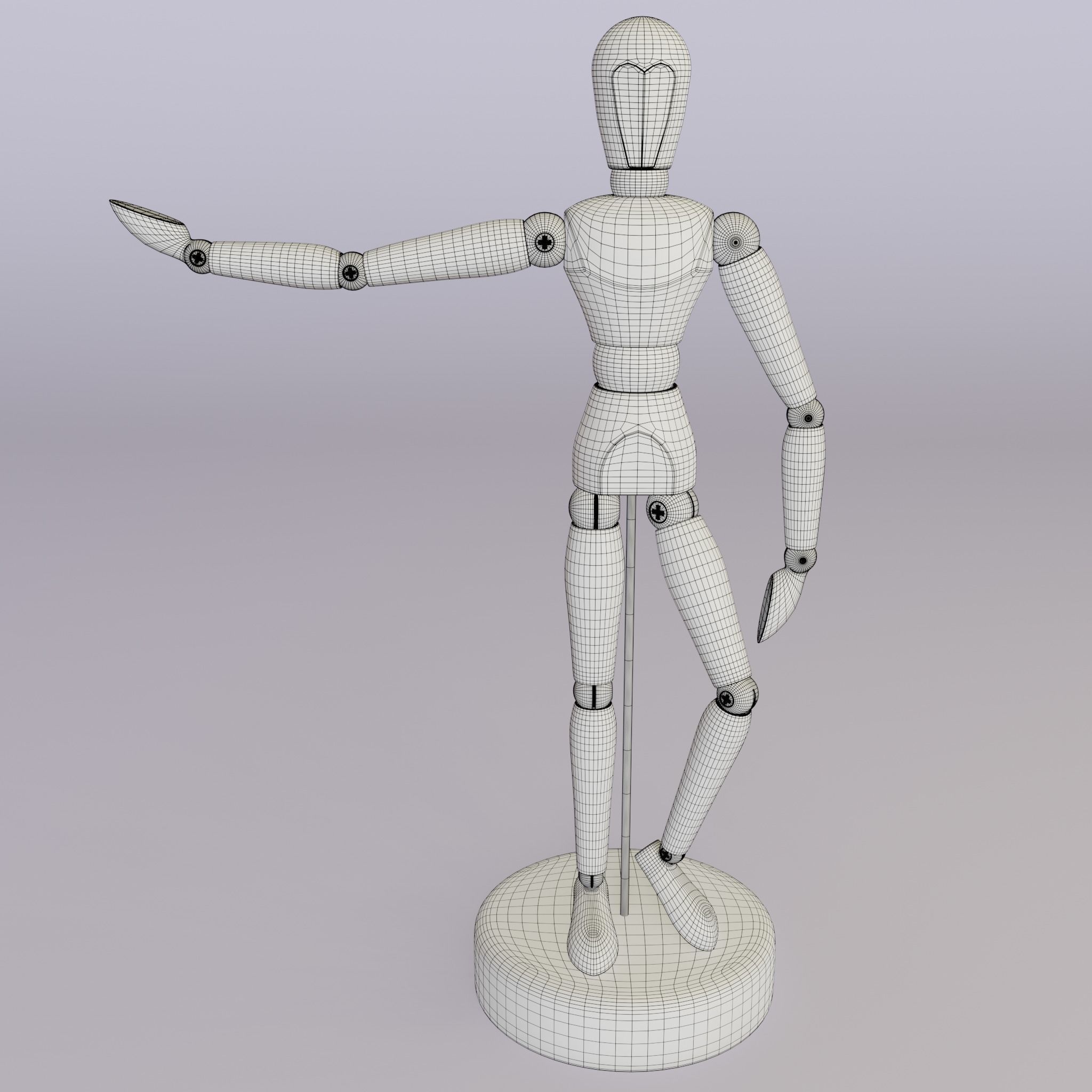 Art Dummy 3D model_16