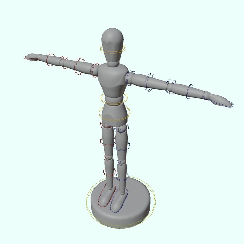 Art Dummy 3D model_14