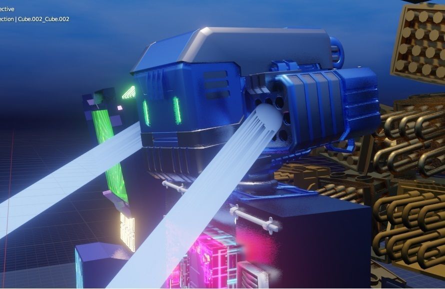 show stage design Low-poly 3D model_23