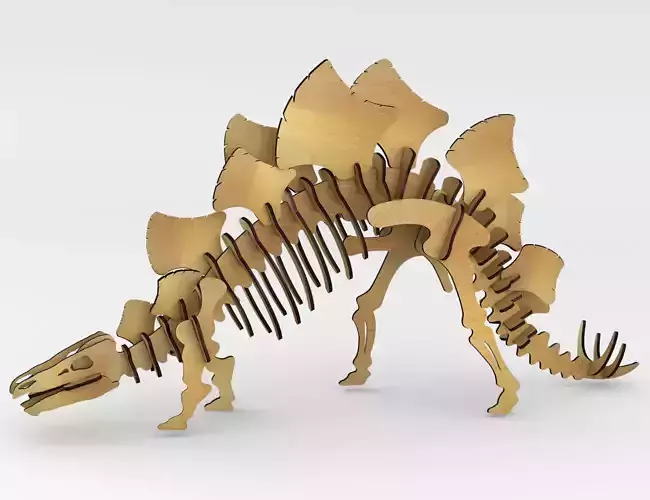 Rompecabezas Stegosaurus 3D 