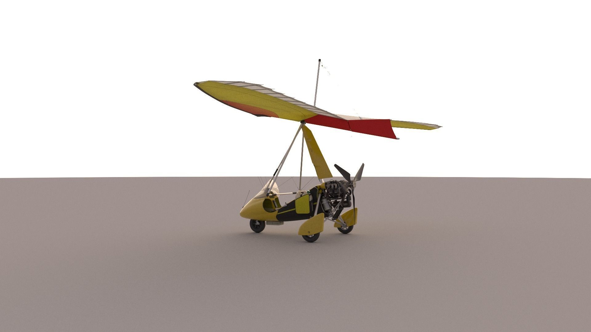 Pegasus Quantum 912 Ultralight Trike 3D model_19