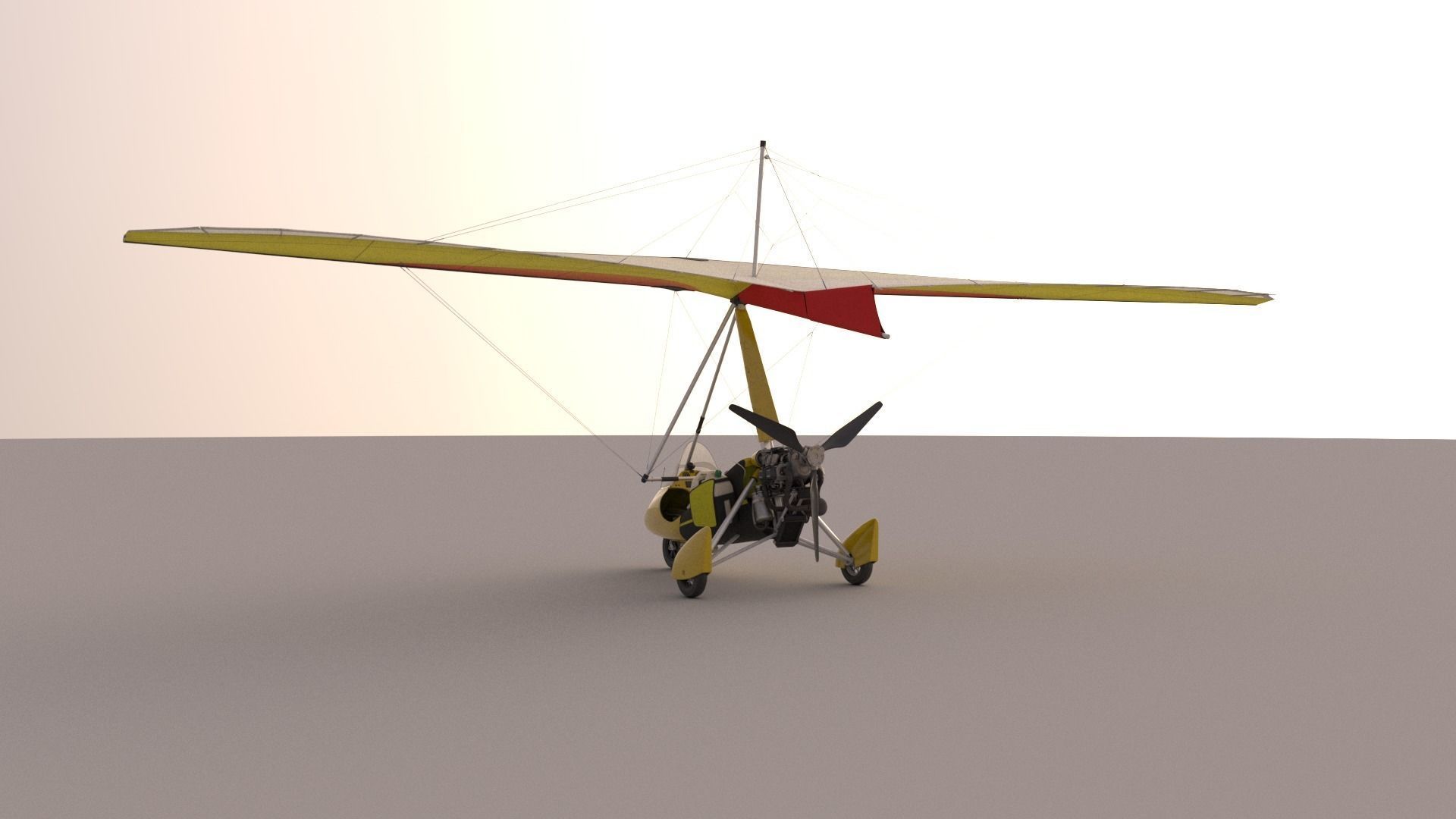 Pegasus Quantum 912 Ultralight Trike 3D model_18