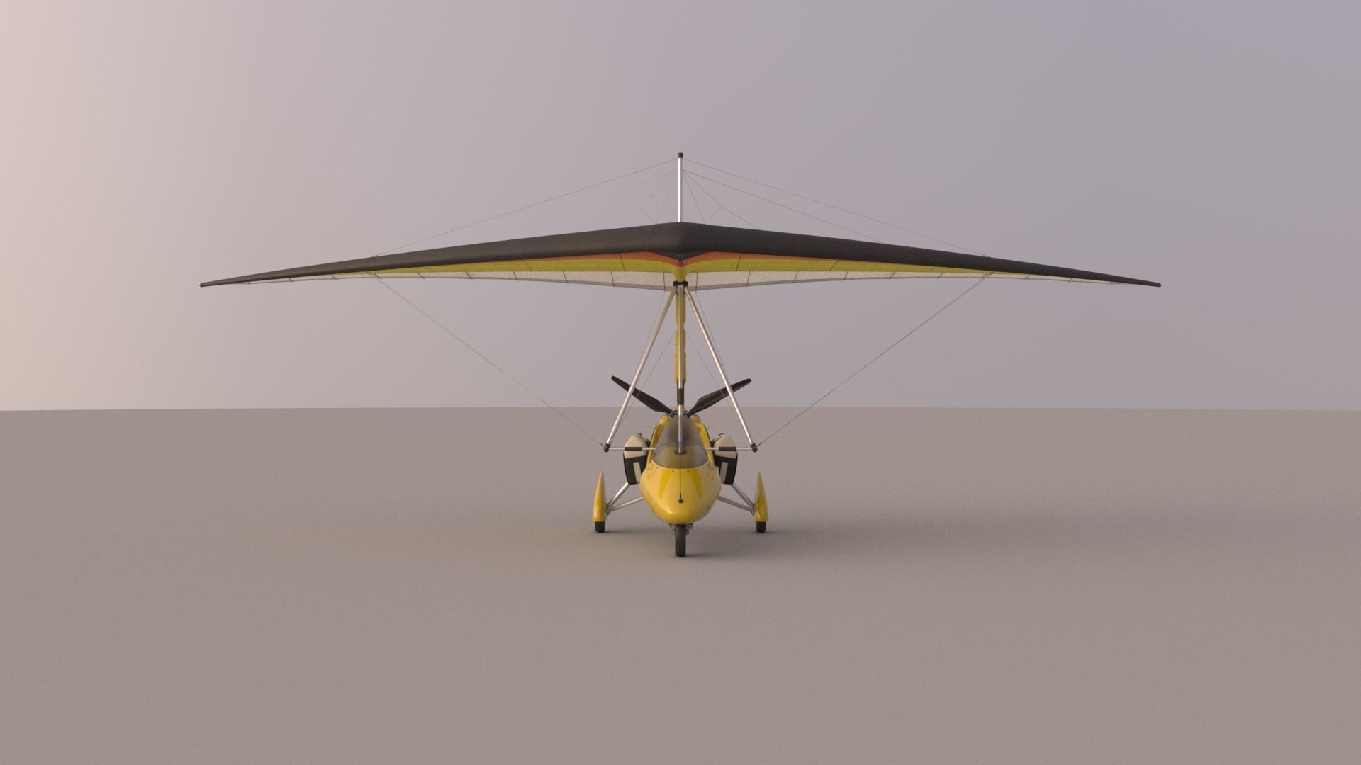 Pegasus Quantum 912 Ultralight Trike 3D model_11