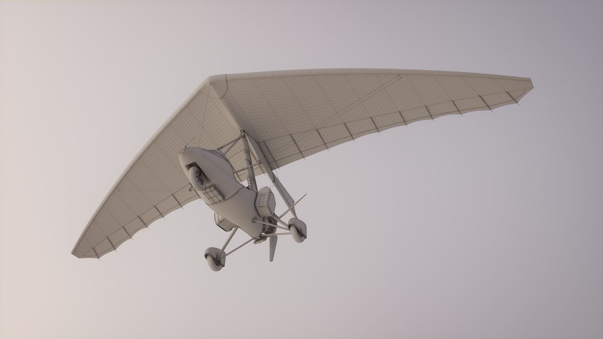 Pegasus Quantum 912 Ultralight Trike 3D model_10