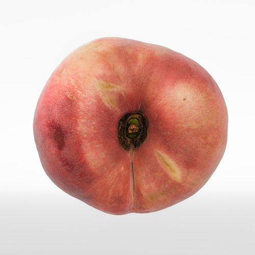 Peach 3D model 6