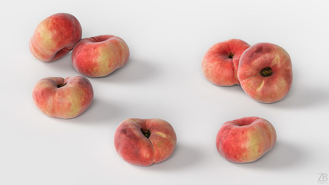 Peach 3D model 3