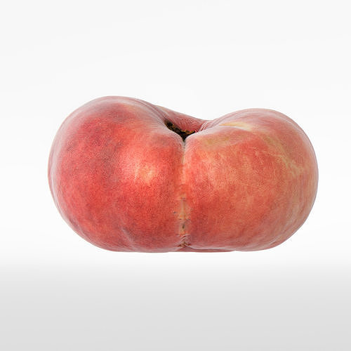 Peach 3D model 7