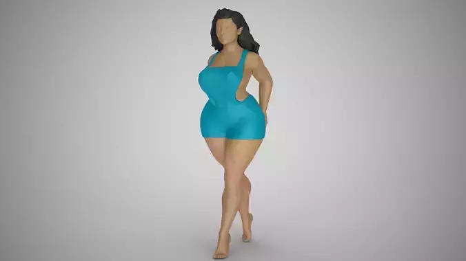 Cheeky Girl 2 3D print model
