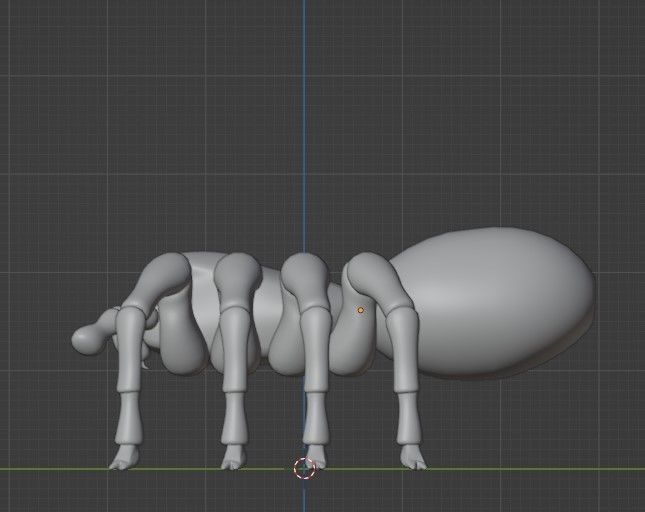 Simple Spider Model 3D model_2