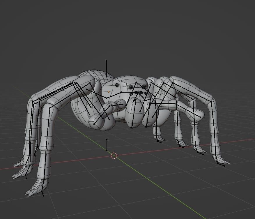 Simple Spider Model 3D model_6