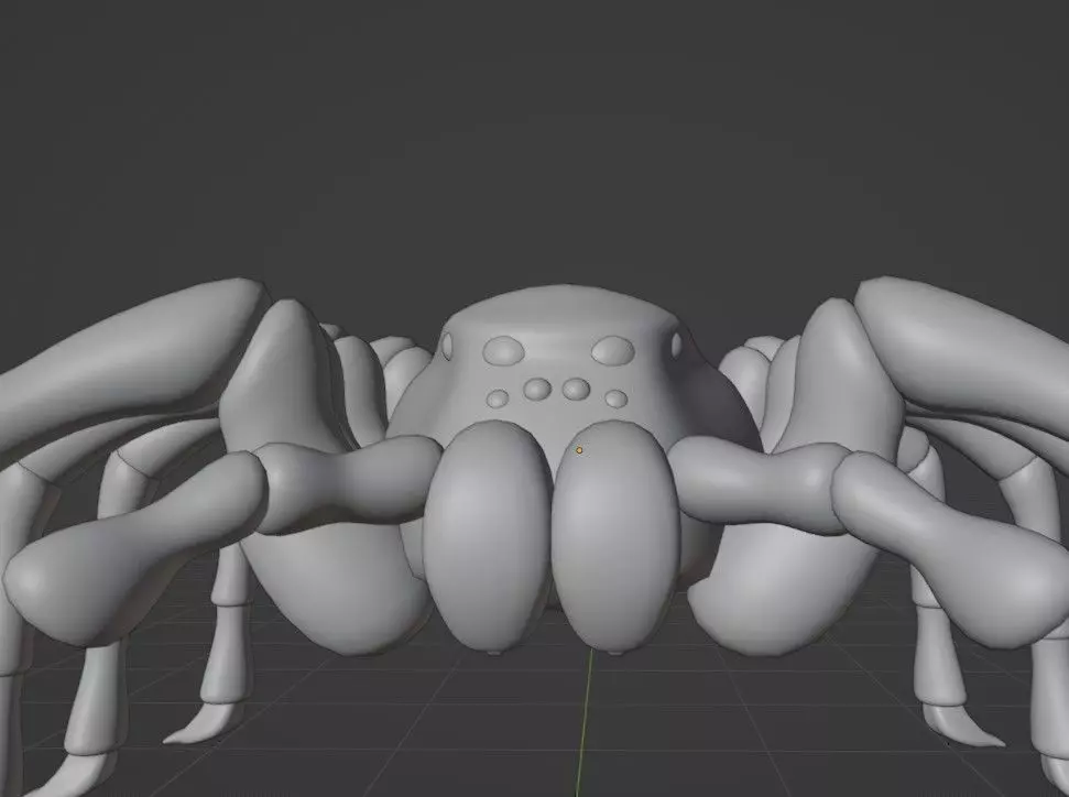 Simple Spider Model 3D model_0